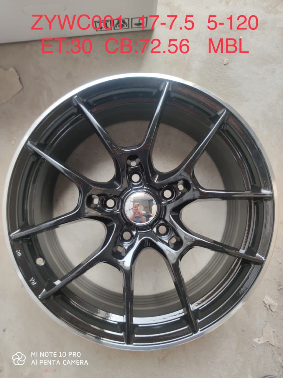 رینگ بیامو BMW سایز 17x7.5